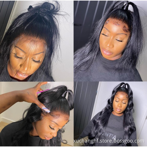 Wholesale 100% Brazilian Human Hair Hd Transparent Swiss Full Lace Wig,Curly Cuticle Aligned Lace Front Wig,360 Lace Frontal Wig